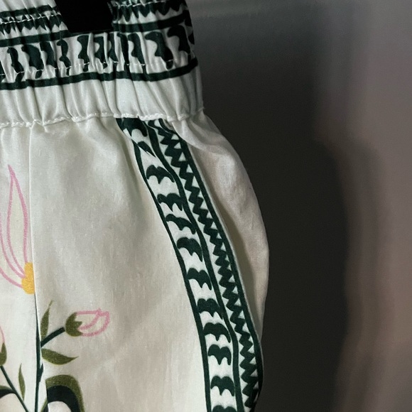 Rhode Resort Floral Print Cotton Elastic Pants - Picture 7 of 11